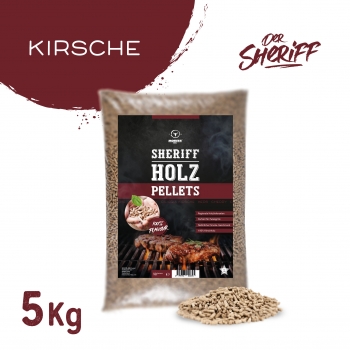 MOESTA BBQ - Hartholz Sheriff Pellets 5 kg - Kirsche